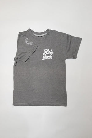 HG Love Live Life Puff Print Grey T-shirt