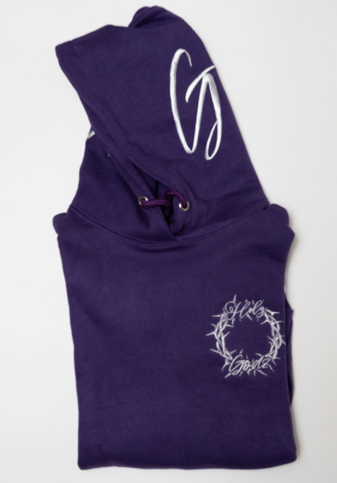 Love Heals All Throw Over Purple Hoodie