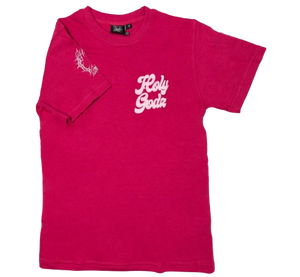 HG Love Live Life Puff Print Fusion Pink T-shirt