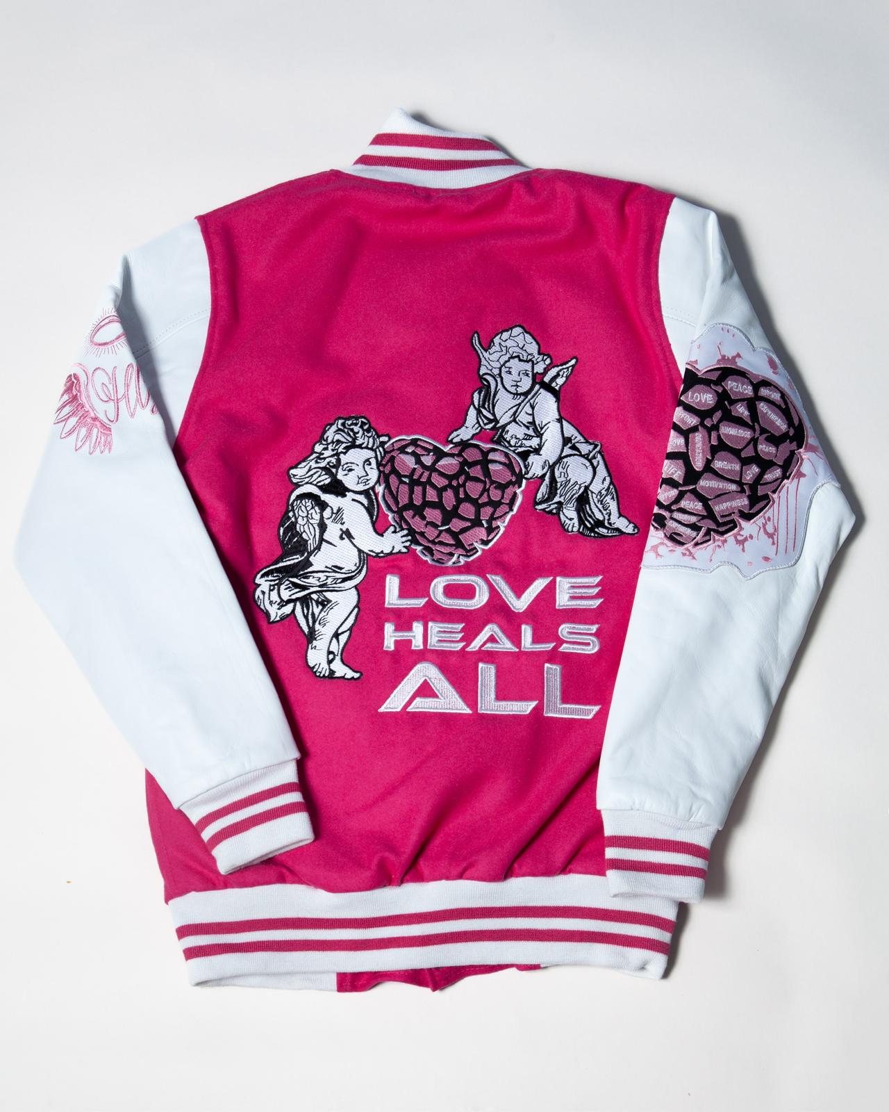 Love Heals All Varsity Jacket